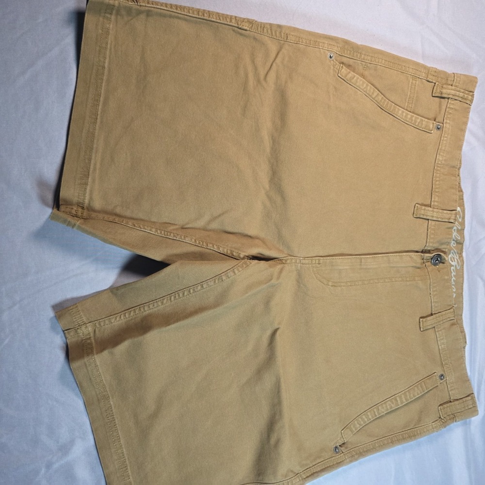 Eddie Bauer Men's Canvas Cargo Utility Shorts Tan 5-Pocket Size 40 NWT - Picture 6 of 10
